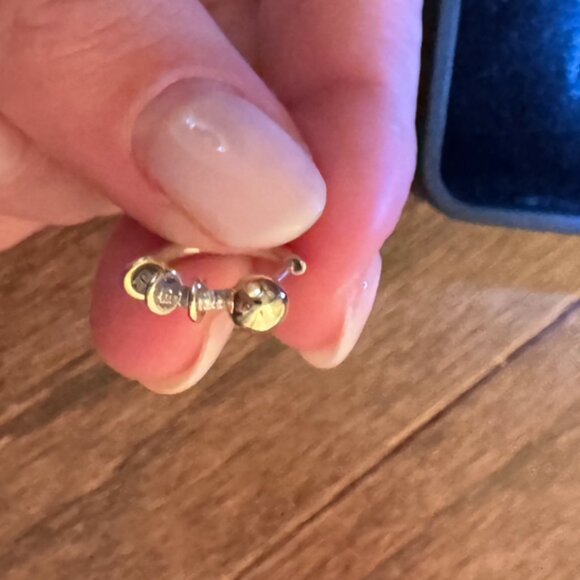 Rainbow K Punk Nano Earring White Gold - Picture 5 of 9